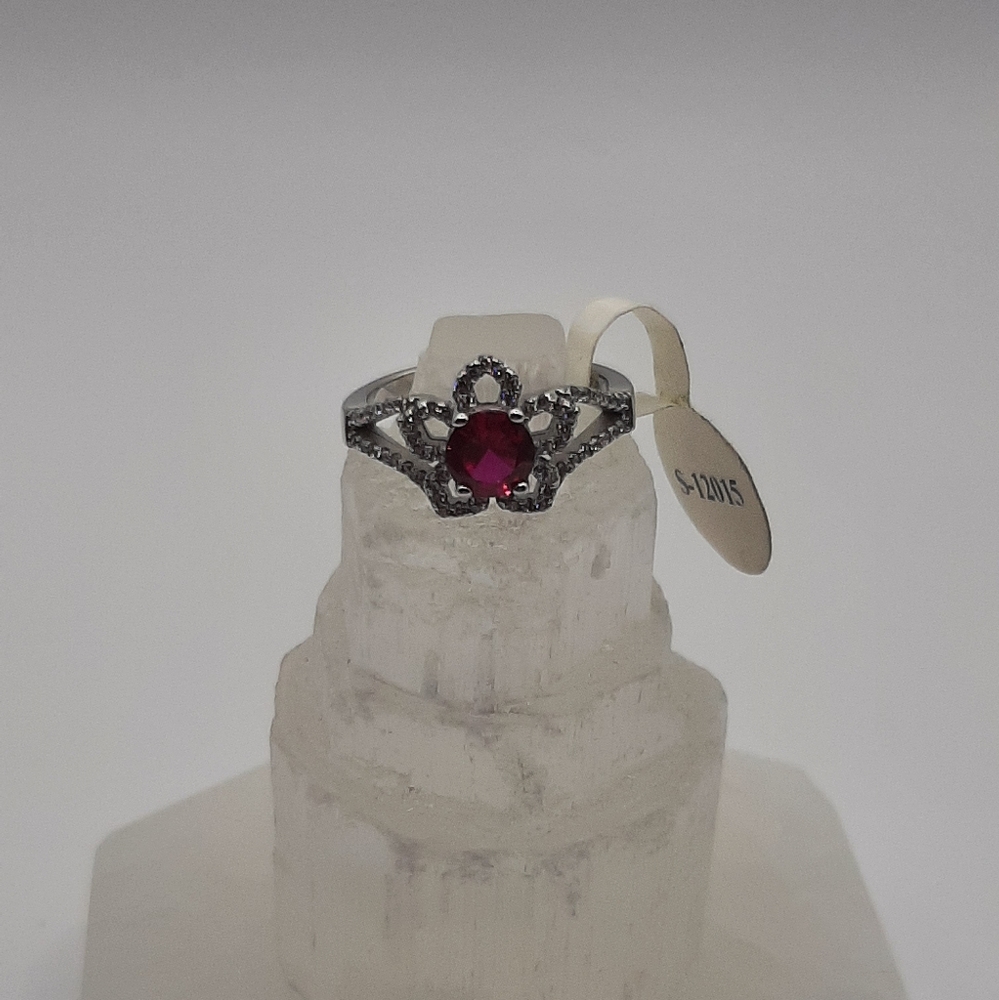 R711 Sterling Silver Flower Ring